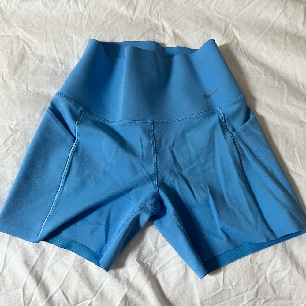 Nike Women's Sky Blue Athletic Shorts